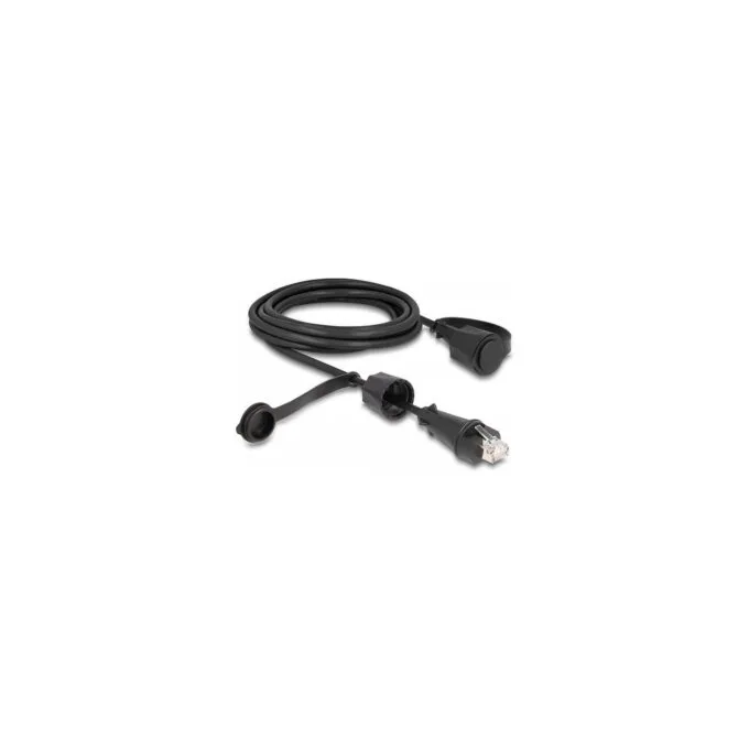 Delock Netzwerkkabel RJ45 Stecker zu RJ45 Stecker Cat.6 STP mit Verschlusskappe Outdoor IP68 staub- und wasserdicht s... — image 2