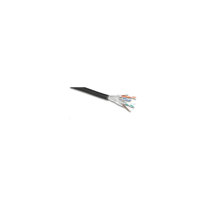 Delock Netzwerkkabel Rolle Cat.6A U FTP 500 MHz Slim flexibel halogenfrei 50 m schwarz — image 2