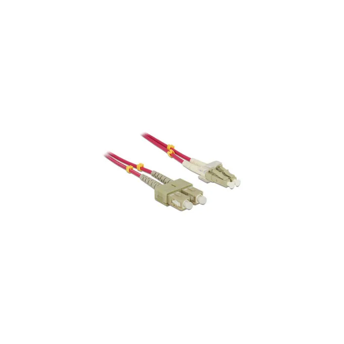 DeLock Netzwerkkabel SC Multi-Mode - to LC Multi-Mode 2m purple — image 1