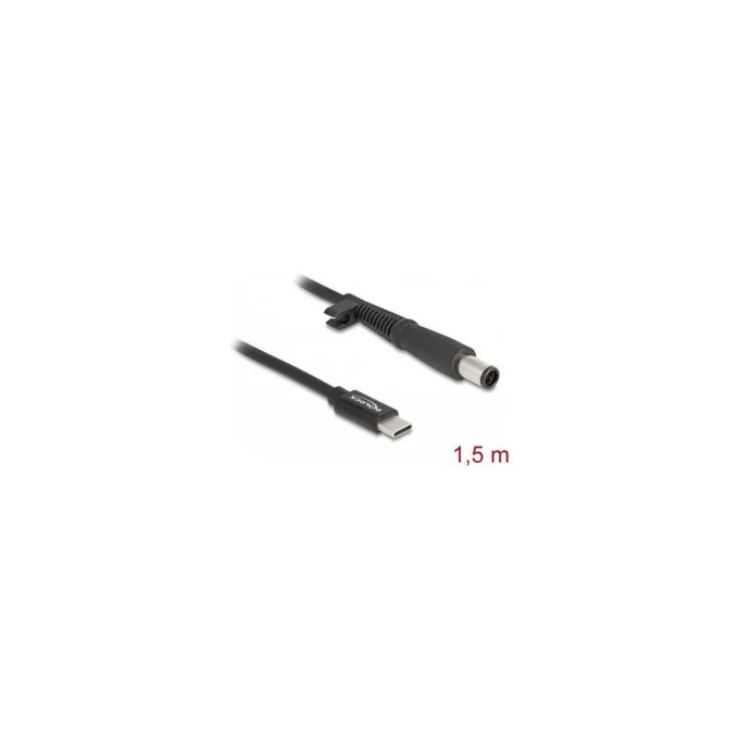 Delock Notebook Ladekabel USB Type-CTM Stecker zu HP 7.4 x 5.0 mm Stecker — image 2