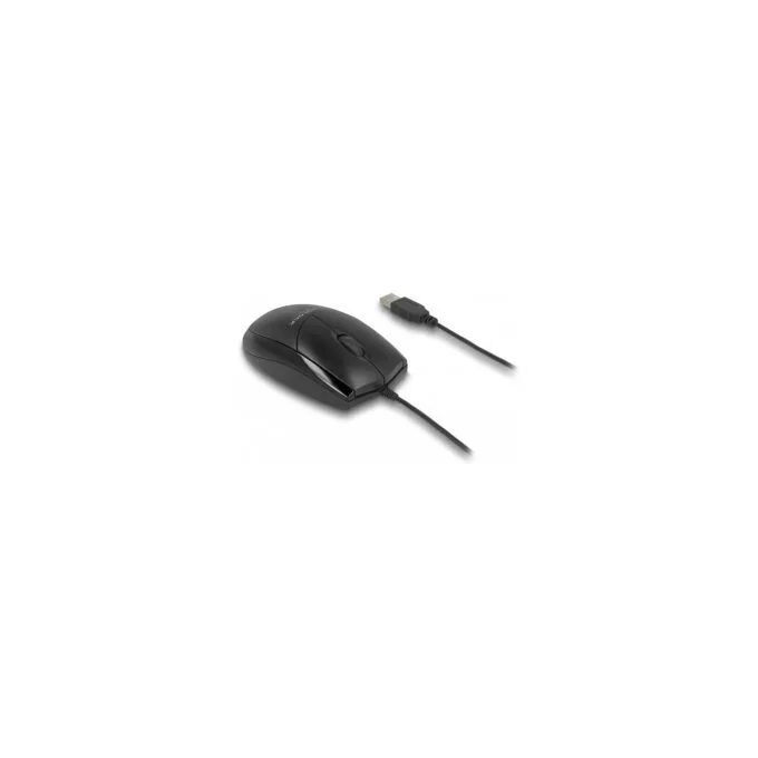 DELOCK Optische USB Desktop Maus - Lautlos — image 1