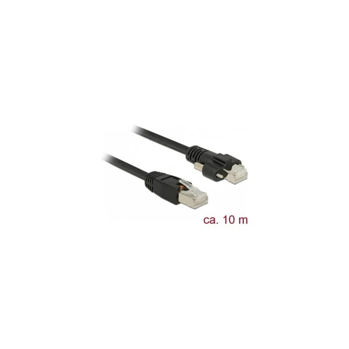 DeLock Patchkabel CAT6 RJ45 S FTP 10m Black — image 2