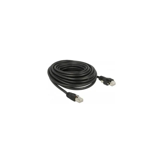 DeLock Patchkabel CAT6 RJ45 S FTP 10m Black — image 1