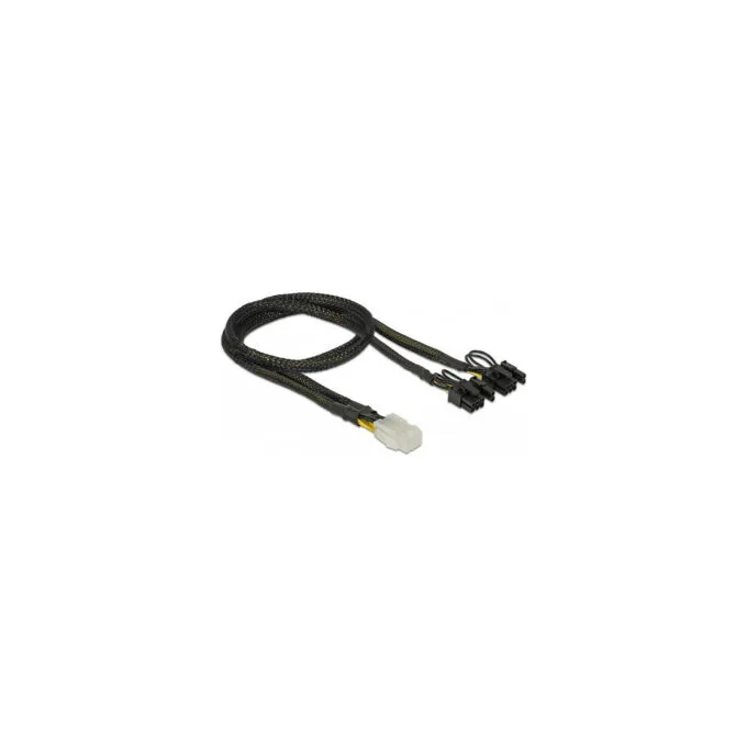 Delock PCI Express Stromkabel 6 Pin Buchse to 2 x 8 Pin Stecker 30 cm — image 1