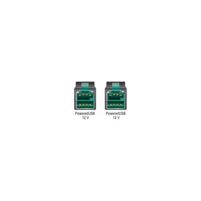 Delock PoweredUSB Kabel Stecker 12 V to PoweredUSB Stecker 12 V 3 m für POS Drucker und Terminals — image 4