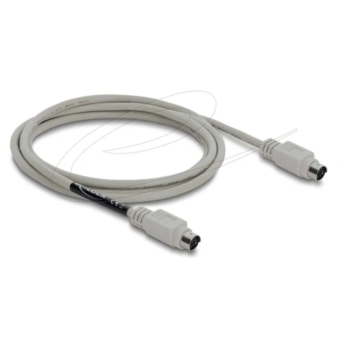 Delock PS 2 Kabel Stecker zu Stecker 1.8 m — image 1