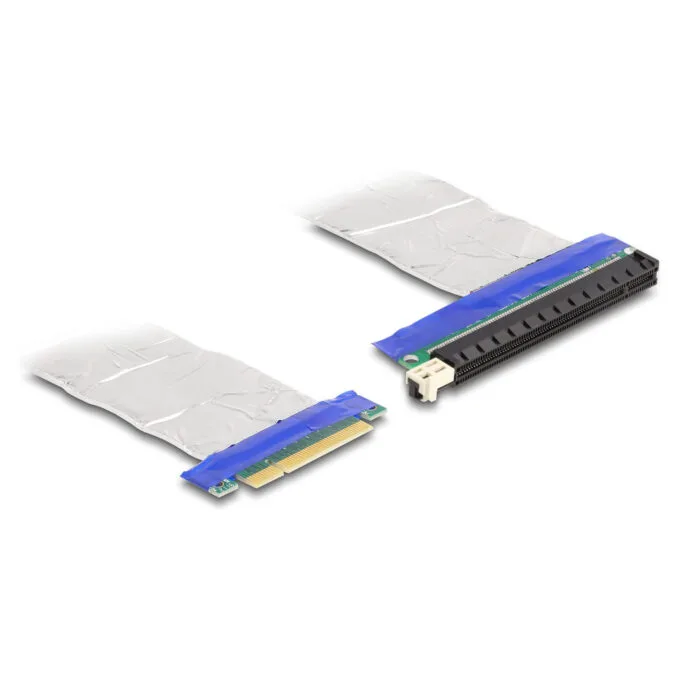 Delock Riser Karte PCI Express x8 Stecker zu x16 Slot mit Kabel 20 cm — image 1