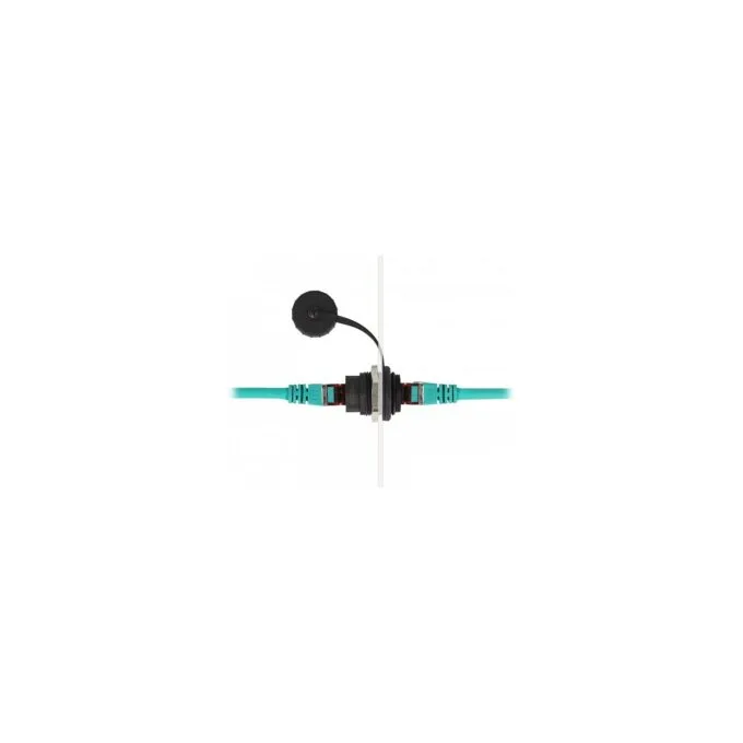 DeLock RJ45 Cat.6 Einbaubuchse mit Staubschutzkappe — image 2