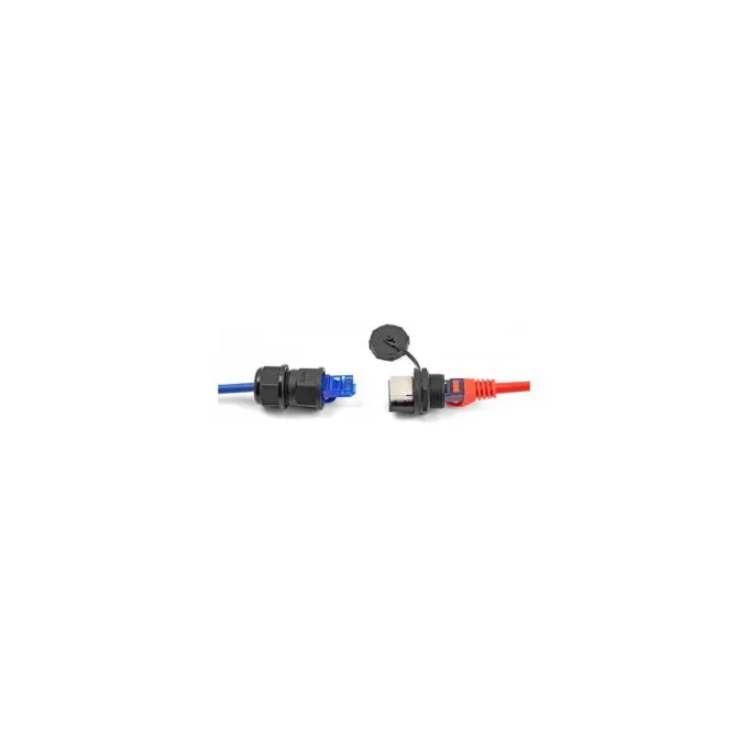 DeLock RJ45 Cat.6A Kupplung mit Verschlusskappe zum Einbau IP67 staub- und wasserdicht — image 3