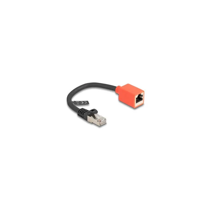 Delock RJ45 Geräteschutz Adapter Cat.6A S FTP 20 cm — image 1