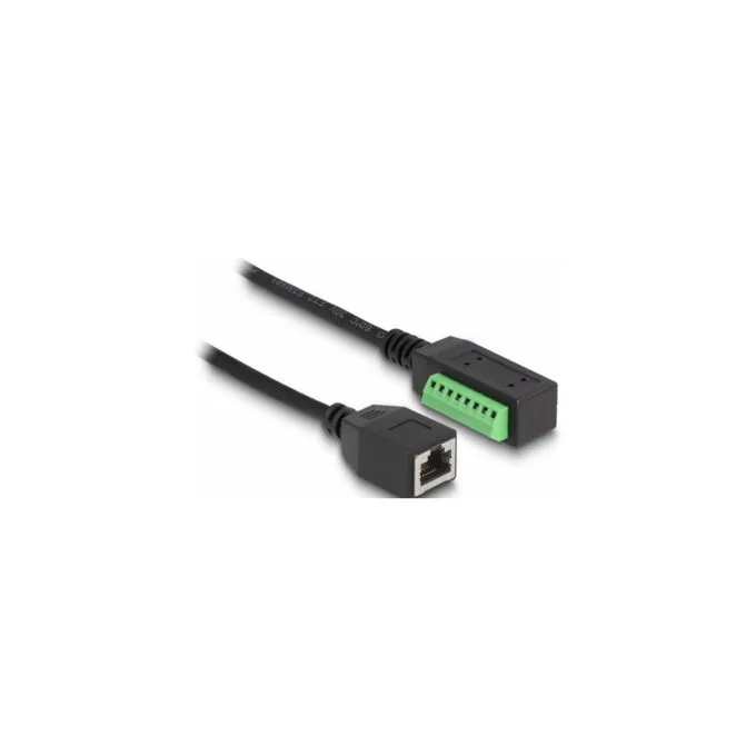Delock RJ45 Kabel Cat.5e Buchse zu Terminalblock Adapter 21.5 cm — image 1