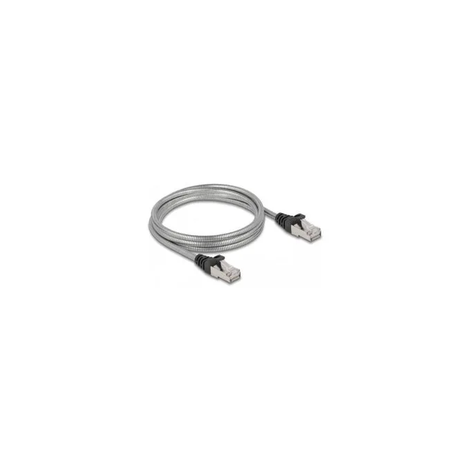 Delock RJ45 Kabel Cat.6A U FTP mit Metallmantel 2 m — image 1