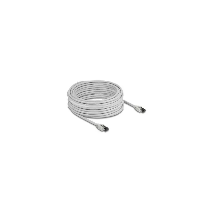 Delock RJ45 Netzwerkkabel Cat.8.1 S FTP 15 m bis 40 Gbps grau — image 2