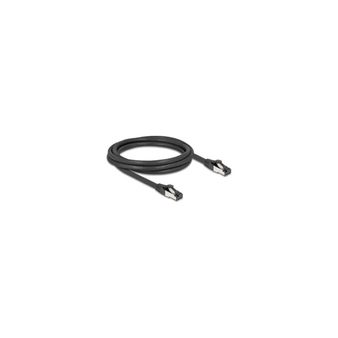 Delock RJ45 Netzwerkkabel Cat.8.1 S FTP 2 m bis 40 Gbps schwarz — image 2