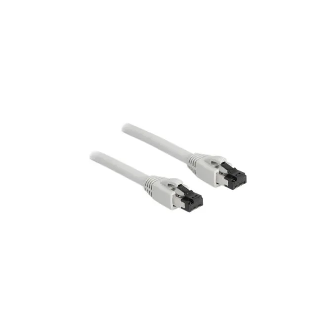 Delock RJ45 Netzwerkkabel Cat.8.1 S FTP 3 m bis 40 Gbps grau — image 1