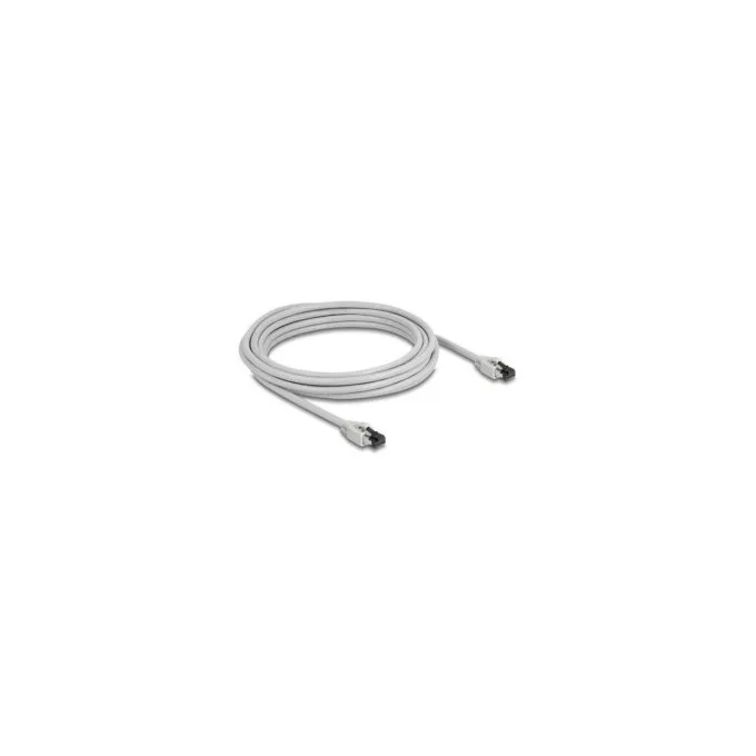 Delock RJ45 Netzwerkkabel Cat.8.1 S FTP 5 m bis 40 Gbps grau — image 2