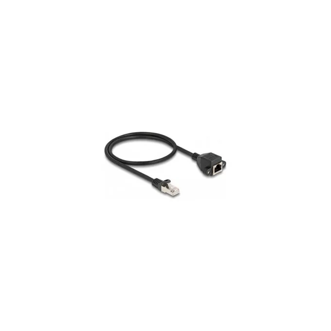 Delock RJ50 Verlängerungskabel Stecker zu Buchse S FTP 0.5 m schwarz — image 2