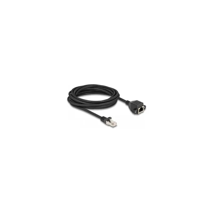 Delock RJ50 Verlängerungskabel Stecker zu Buchse S FTP 5 m schwarz — image 2