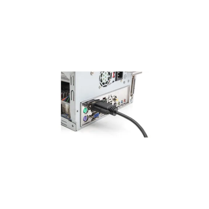 Delock RS-232 Kabel Seriell D-Sub9 Stecker zu Buchse mit schmalem Steckergehäuse 1 m — image 2
