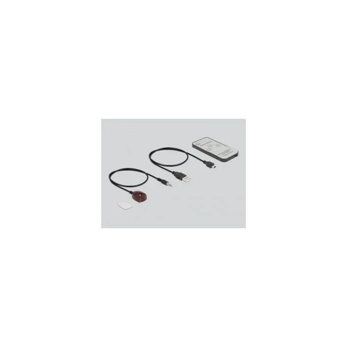 DELOCK S PDIF TOSLINK Switch 3 In 1 Out mit IR-Fernbedienung und USB Stromversorgung — image 3