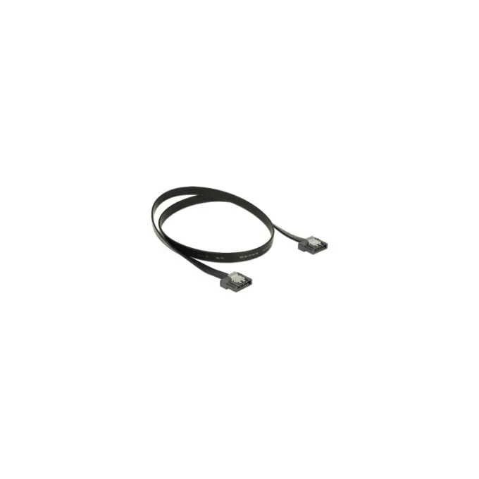Delock SATA 6 Gb s Kabel 50 cm schwarz FLEXI — image 2