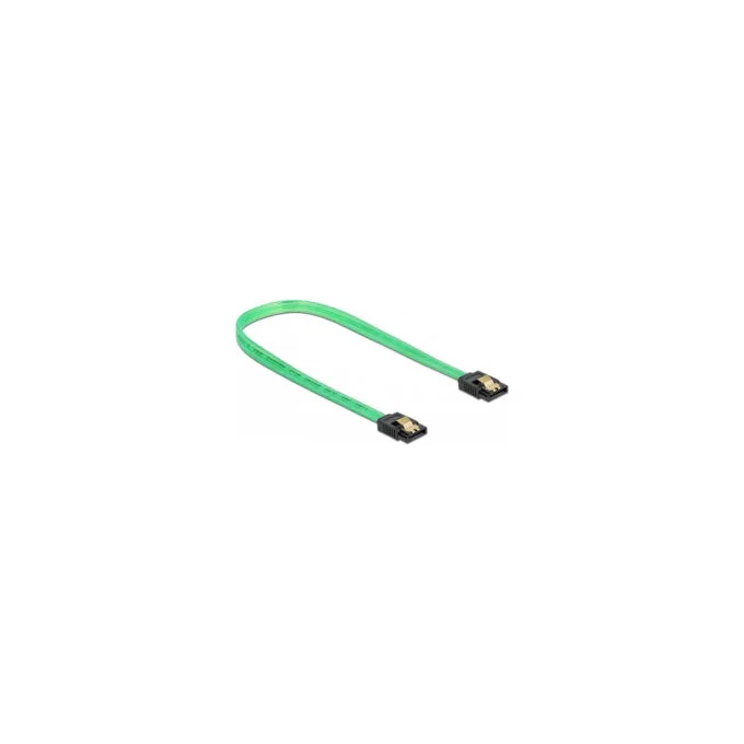 Delock SATA 6 Gb s Kabel UV Leuchteffekt grün 50 cm — image 3