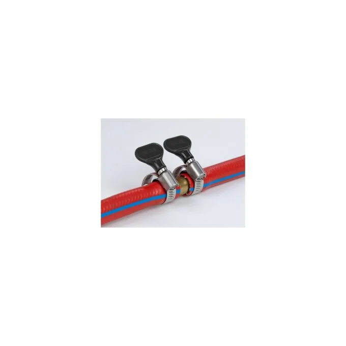 Delock Schlauchschelle mit Flügelmutter 16 - 25 mm 10 Stück schwarz — image 2