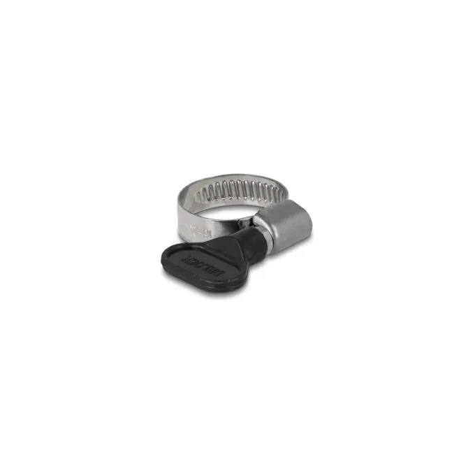 Delock Schlauchschelle mit Flügelmutter 16 - 25 mm 10 Stück schwarz — image 1