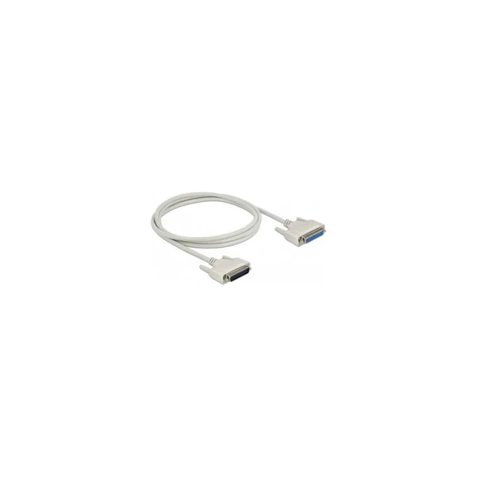 Delock Serielles Kabel D-Sub 25 Stecker zu Buchse 2 m — image 1