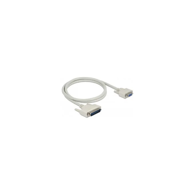 Delock Serielles Kabel D-Sub 25 Stecker zu D-Sub 9 Buchse 1 m — image 2