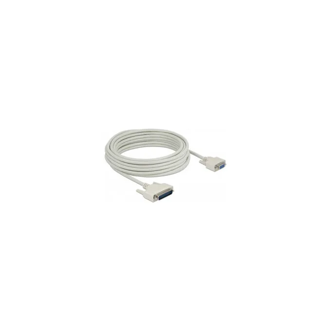 Delock Serielles Kabel D-Sub 25 Stecker zu D-Sub 9 Buchse 10 m — image 1