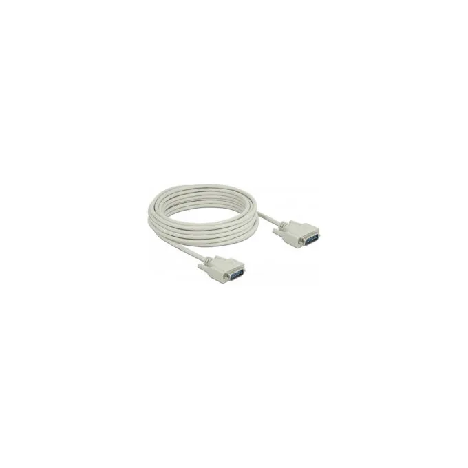 Delock Serielles Kabel D-Sub15 Stecker zu Stecker 10 m — image 1