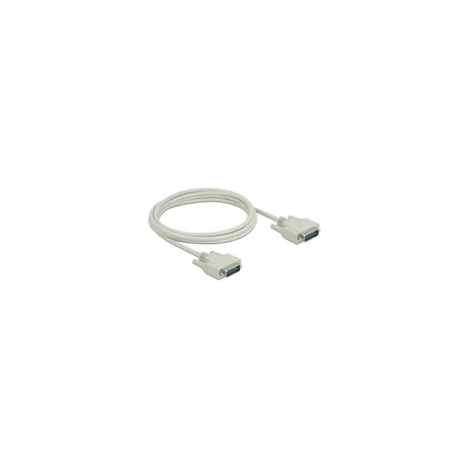Delock Serielles Kabel D-Sub15 Stecker zu Stecker 3 m — image 1