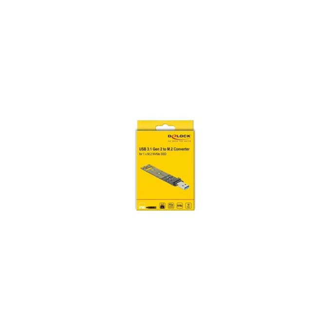 Delock Speicher-Controller M.2 - M.2 NVMe Card - 10 Gbit s - USB 3.1 — image 4