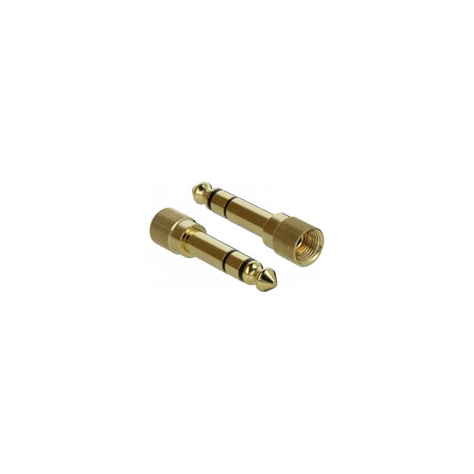 Delock Spiralkabel 3.5 mm 3 Pin Klinkenstecker zu Klinkenstecker mit Schraubadapter 2 m — image 2