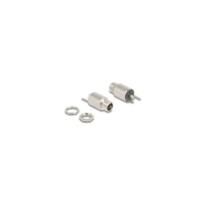 Delock Steckverbinder DC 5.5 x 2.1 mm Buchse zum Einbau Lötversion - rund 20 V 9 A — image 1