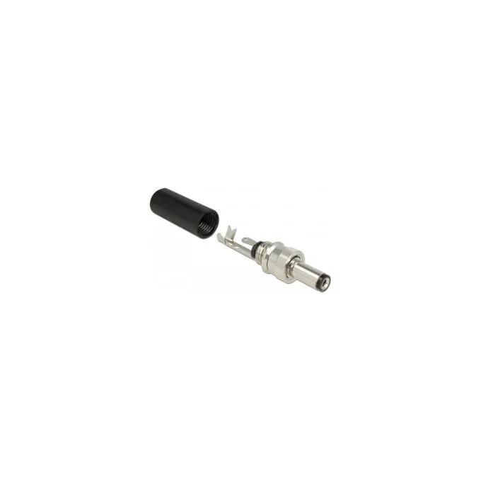 Delock Steckverbinder DC 5.5 x 2.5 mm mit Länge 12.0 mm Hohlstecker Lötversion — image 3