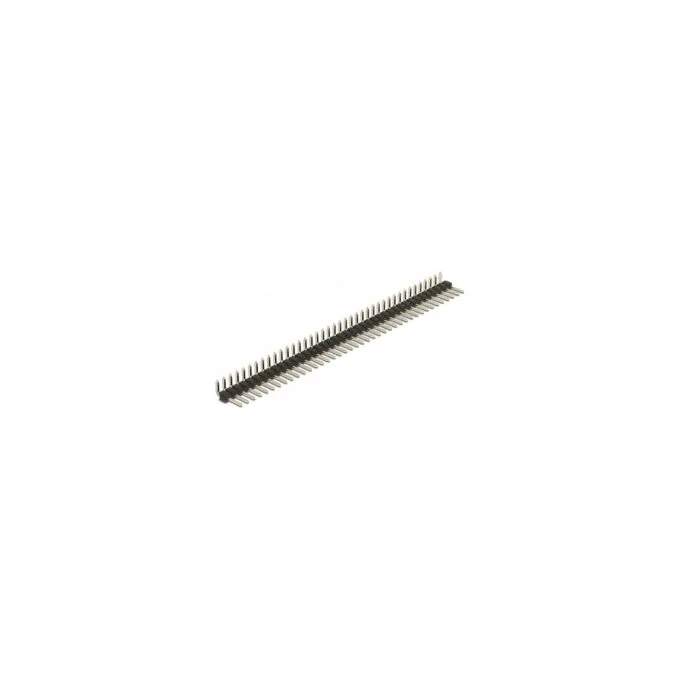 Delock Stiftleiste 40 Pin. Rastermaß 2.54 mm. 1-reihig. gewinkelt. 5 Stück — image 1