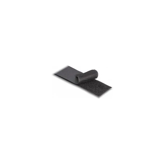 Delock Strapazierfähiges Klettband mit Haft- und Flauschband L 25 m x B 50 mm schwarz — image 3
