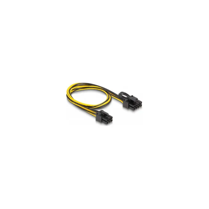 Delock Stromkabel PCI Express 6 Pin Stecker zu PCI Express 6+2 Pin Stecker 50 cm — image 2