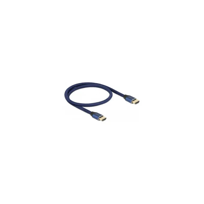 Delock Ultra High Speed HDMI Kabel 48 Gbps 8K 60 Hz blau 0.5 m zertifiziert — image 1