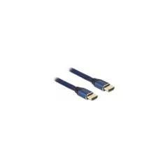 DELOCK Ultra High Speed HDMI Kabel 48 Gbps 8K 60Hz blau 1m zertifiziert