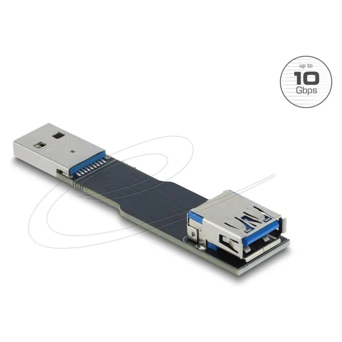 Delock USB 10 Gbps Adapter USB Typ-A Buchse zu Stecker gerade — image 1