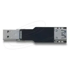 Delock USB 10 Gbps Adapter USB Typ-A Buchse zu Stecker gerade flach