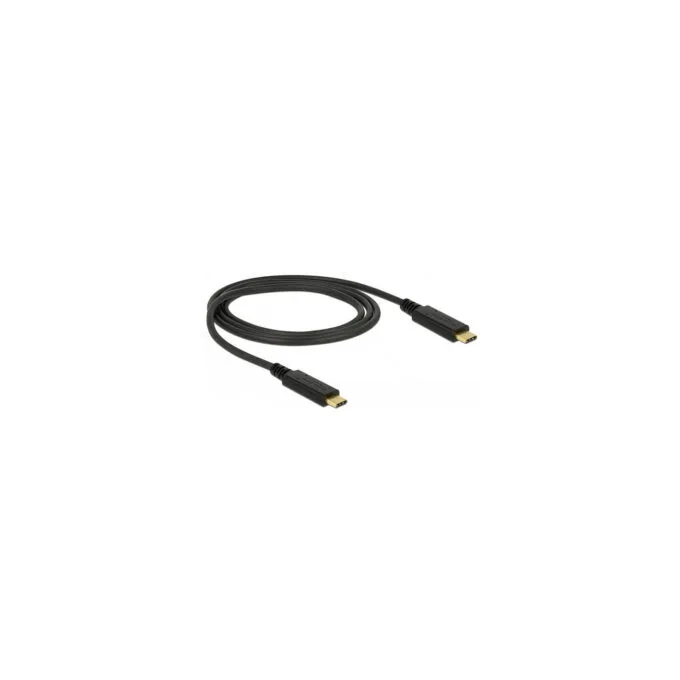 Delock USB 10 Gbps Kabel USB Type-CTM zu USB Type-CTM 1 m PD 5 A E-Marker — image 1