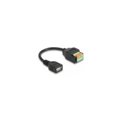 DELOCK USB 2.0 Kabel Typ-A Bu to Terminalblock Adapter 15cm
