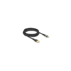 DELOCK USB 2.0 Kabel Typ-A St. zu USB Type-C St. 60 W 3 m