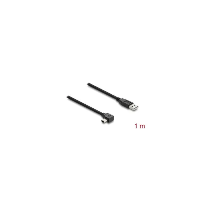 Delock USB 2.0 Kabel Typ-A Stecker zu Typ Mini-B Stecker rechts gewinkelt 1 m — image 2