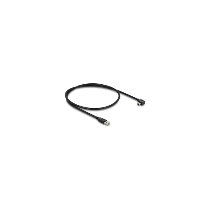 Delock USB 2.0 Kabel Typ-A Stecker zu Typ Mini-B Stecker rechts gewinkelt 1 m — image 1