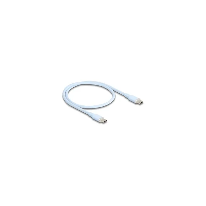DELOCK USB 2.0 Kabel USB Typ-C St to St PD 3.0 60W 0.5m blau — image 1